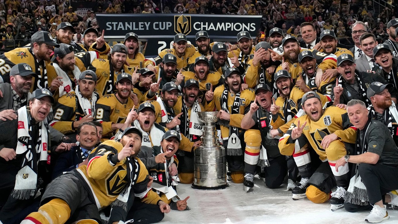 Vegas Golden Knights vyhrali Stanley Cup v roku 2023.