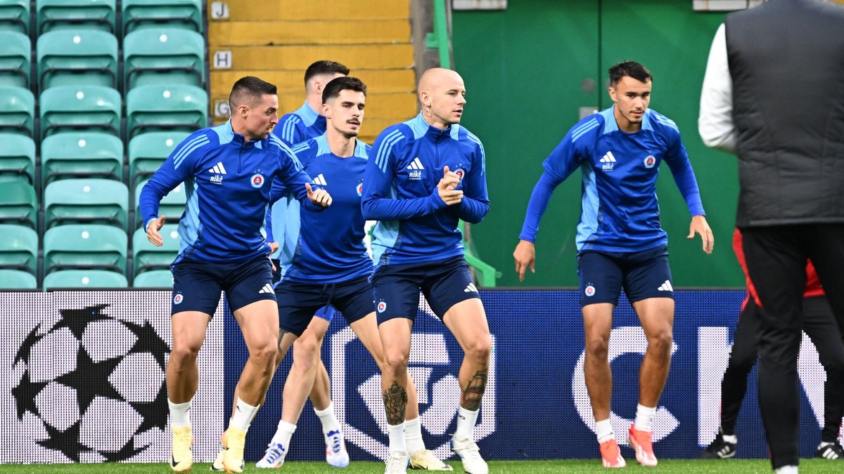 Futbalisti ŠK Slovan Bratislava.