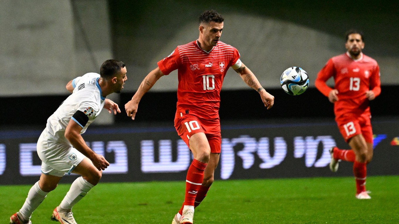 Kapitán švajčiarskej futbalovej reprezentácie Granit Xhaka.