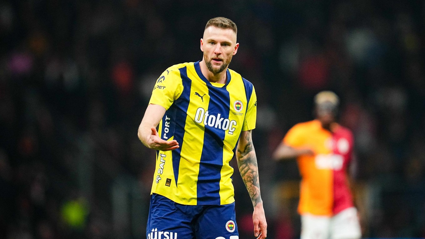 Milan Škriniar v drese Fenerbahce Istanbul.