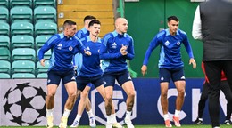 Futbalisti ŠK Slovan Bratislava.