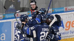 Hráči Popradu sa tešia z gólu