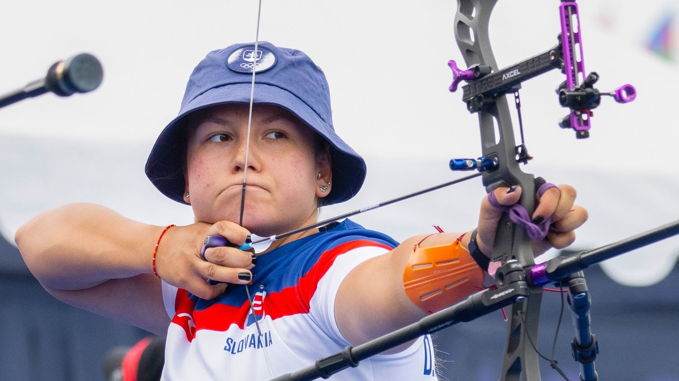Slovenská lukostreľkyňa Denisa Baránková
