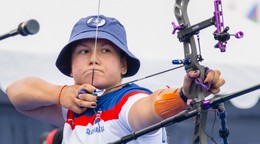 Slovenská lukostreľkyňa Denisa Baránková
