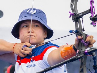Slovenská lukostreľkyňa Denisa Baránková
