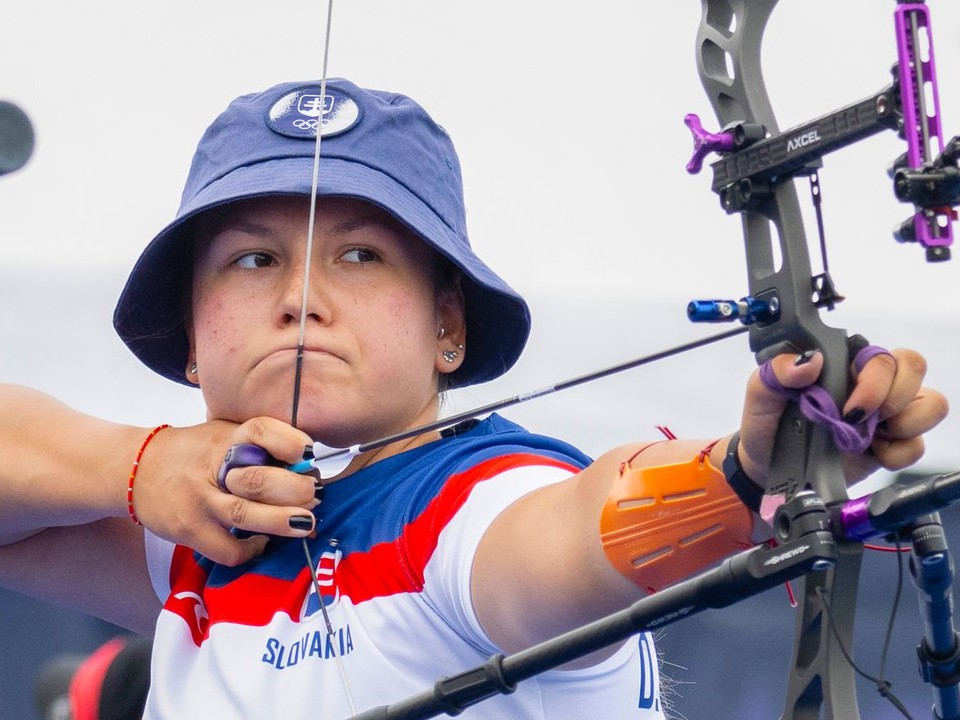 Slovenská lukostreľkyňa Denisa Baránková
