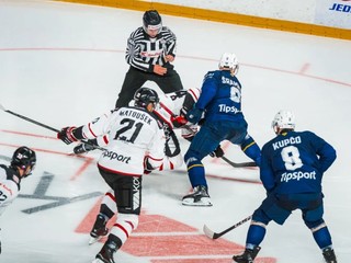 Záber zo zápasu Banská Bystrica - Spišská Nová Ves
