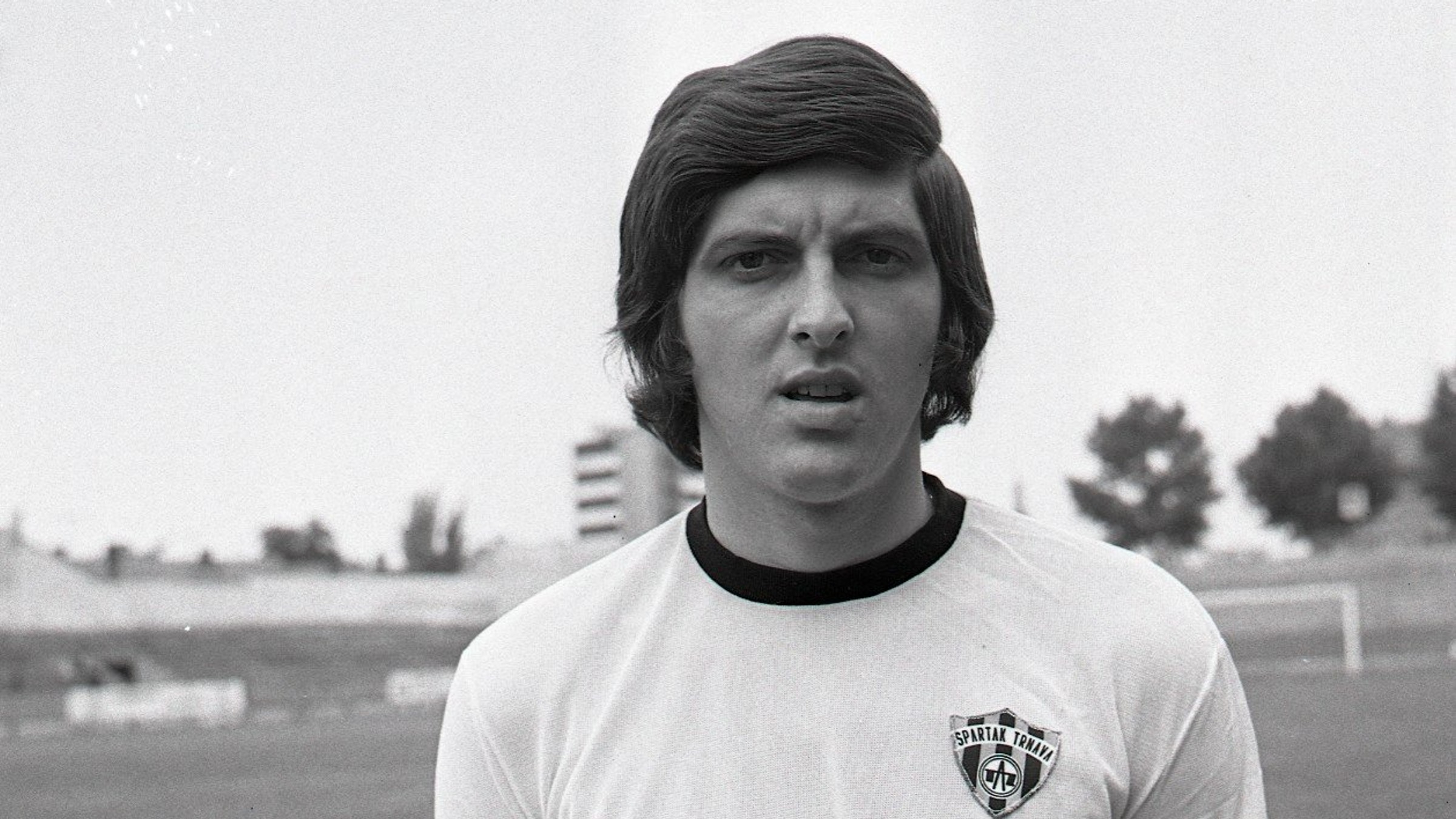 Karol Dobiaš v drese Spartaka Trnava v roku 1971. 
