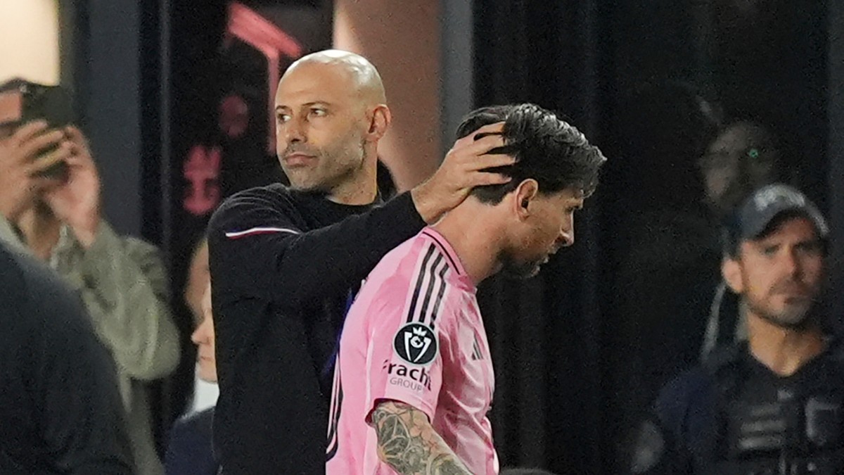 Javier Mascherano a Lionel Messi.