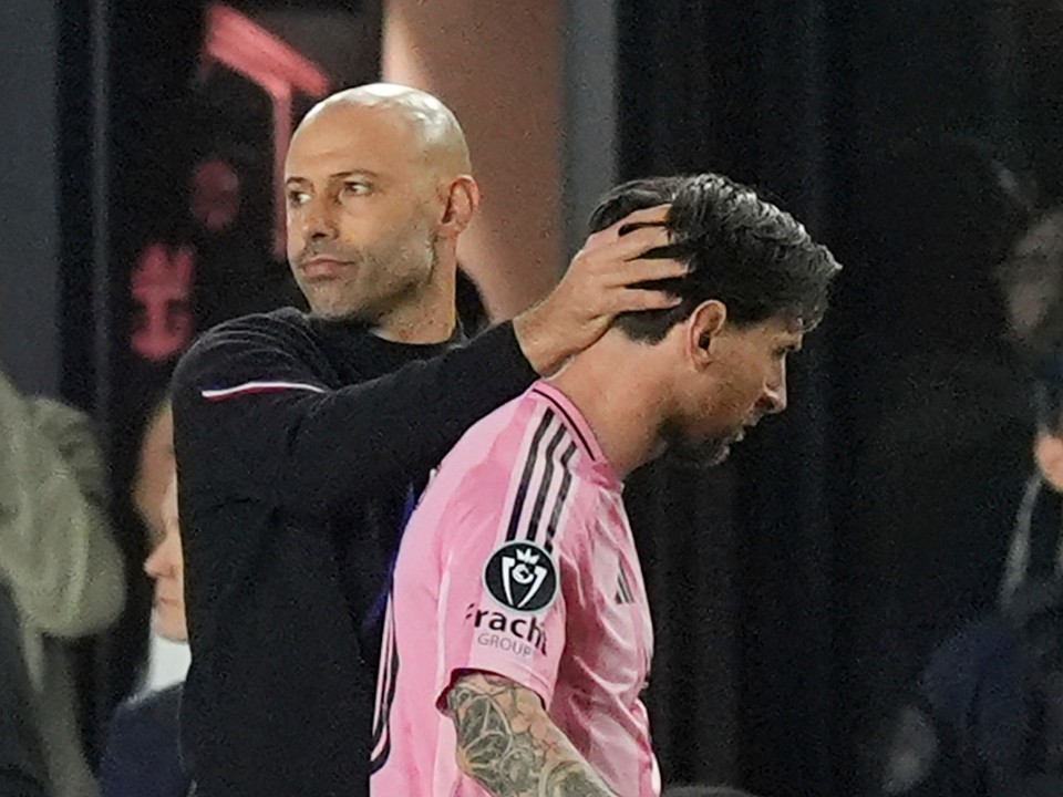 Javier Mascherano a Lionel Messi.