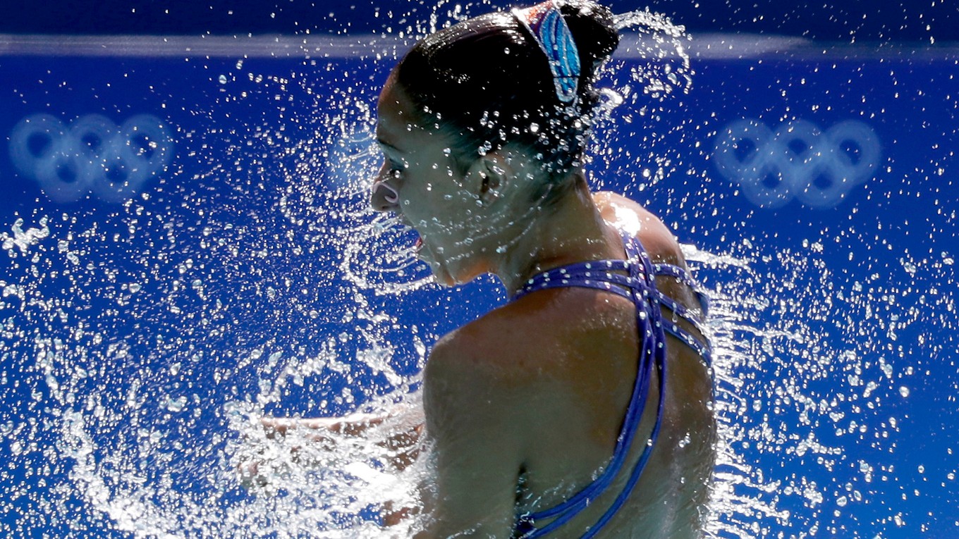 Synchronizované plávanie, Američanka Anita Alvarezová.