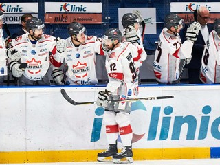 Hokejisti Bratislava Capitals - ilustračná fotografia.
