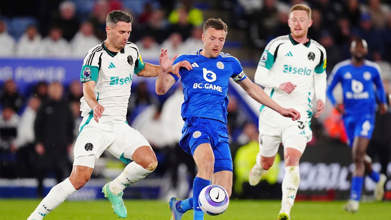 Momentka zo zápasu Leicester - Newcastle