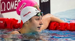 Slovenská plavkyňa Andrea Podmaníková.