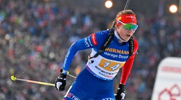 Slovenská biatlonistka Anastasia Kuzminová.