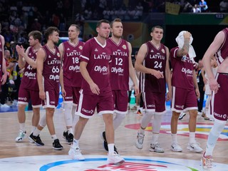 Lotyšskí basketbalisti. 