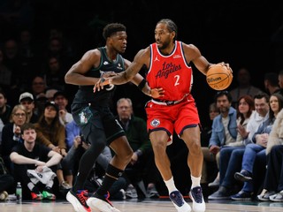Kawhi Leonard v zápase proti Minnesote Timberowolves.