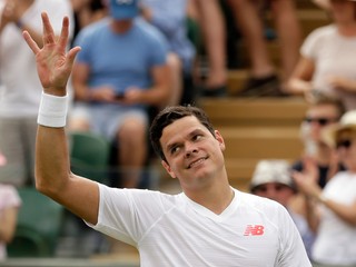 Kanadský tenista Miloš Raonič.