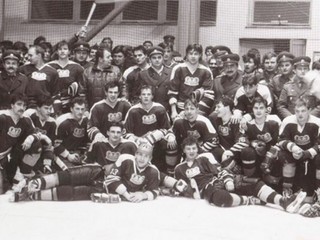 Hokejisti VTJ Michalovce, víťaz I. SNHL v sezóne 1985/86.