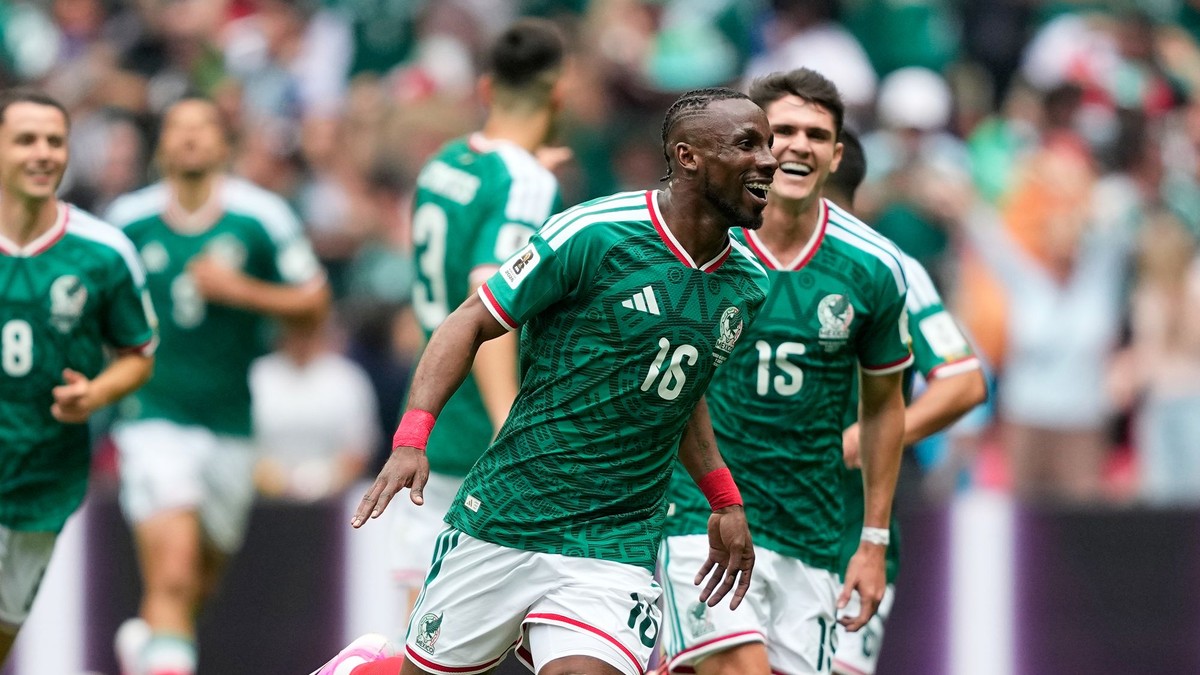Futbalisti Mexika počas MS 2026.