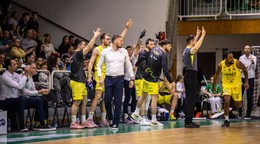 Momentka zo zápasu Levice - Nitra.