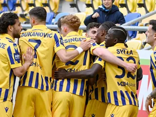 Futbalisti Dunajskej Stredy.
