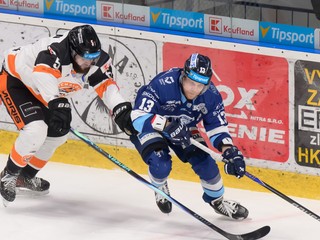 Zľava Michal Roman (Michalovce) a Michal Krištof (Nitra)