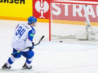 Zostrih zo zápasu Slovensko - Bielorusko na MS v hokeji 2021.