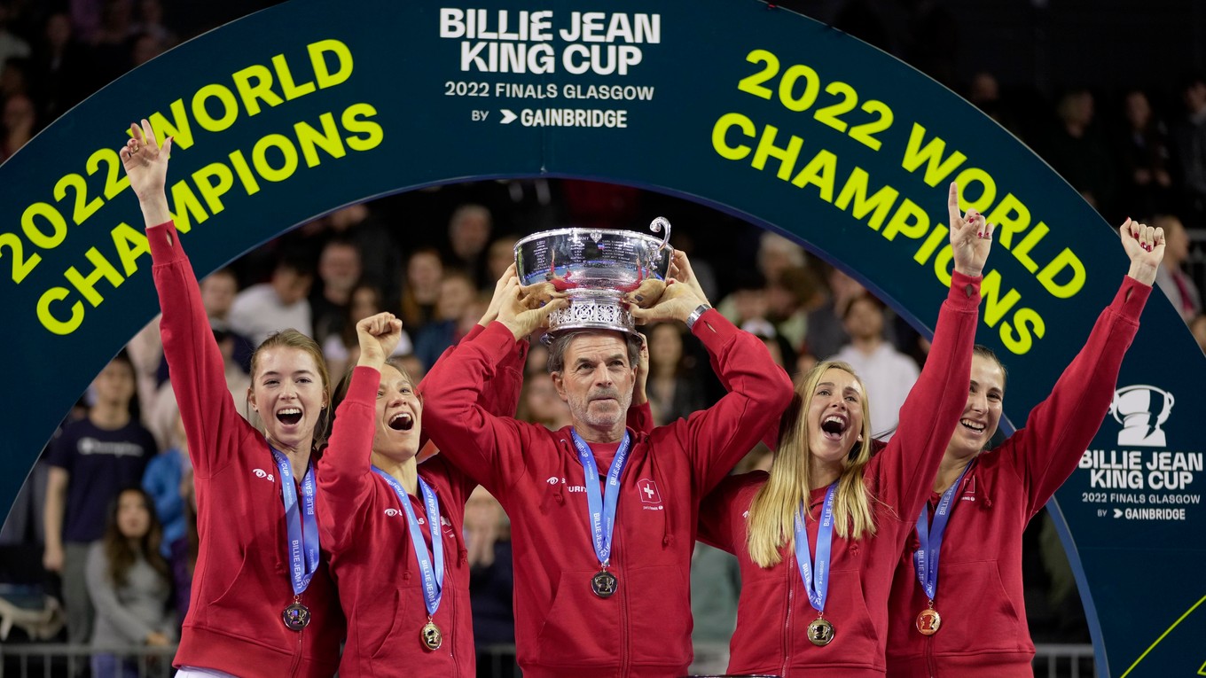 Švajčiarske tenistky vyhrali Pohár Billie-Jean Kingovej 2022.