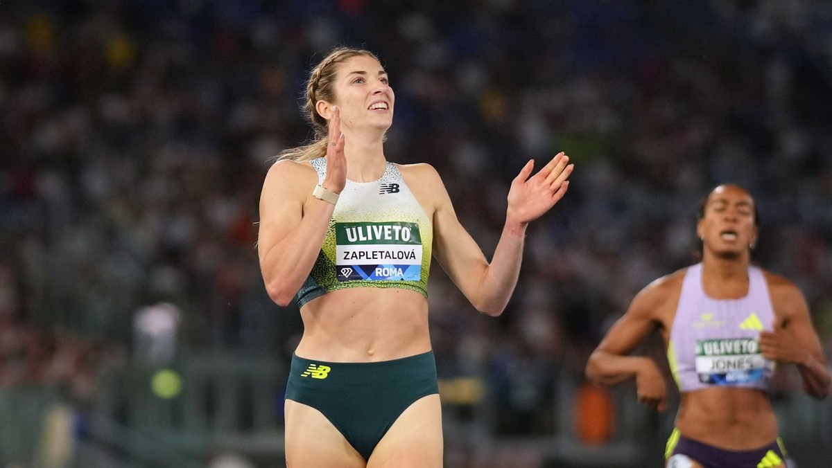 Emma Zapletalová triumfovala v behu na 400 metrov prekážky na mítingu Diamantovej ligy v Ríme 2026. 