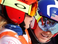 Lindsey Vonnová a Mikaela Shiffrinová. 