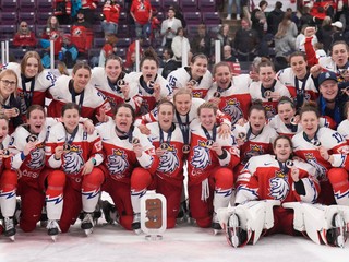 České hokejistky obhájili bronzové medaily na MS v hokeji žien 2023.