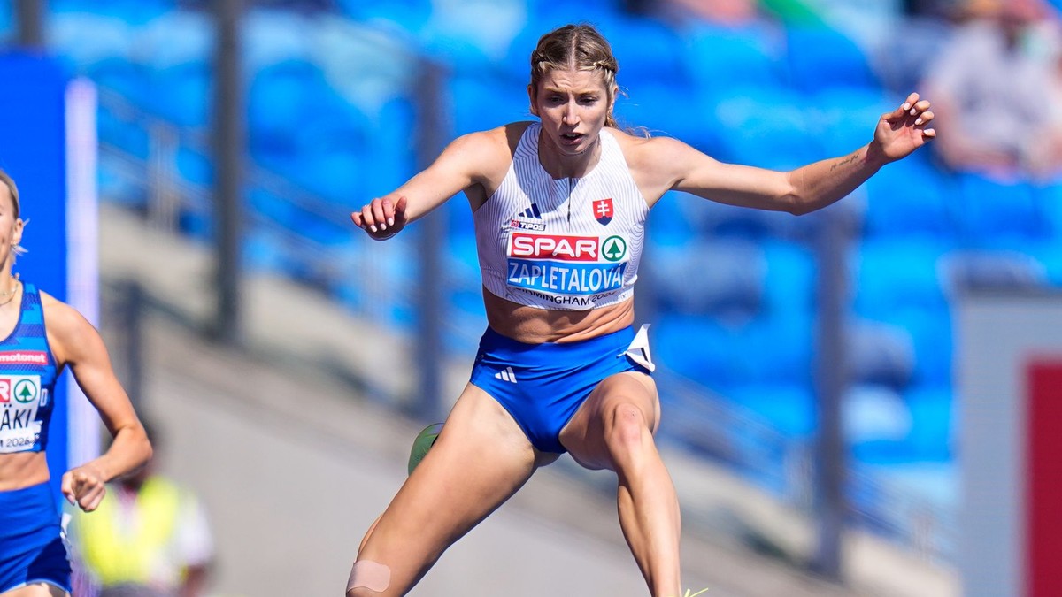 Slovenská atlétka Emma Zapletalová.