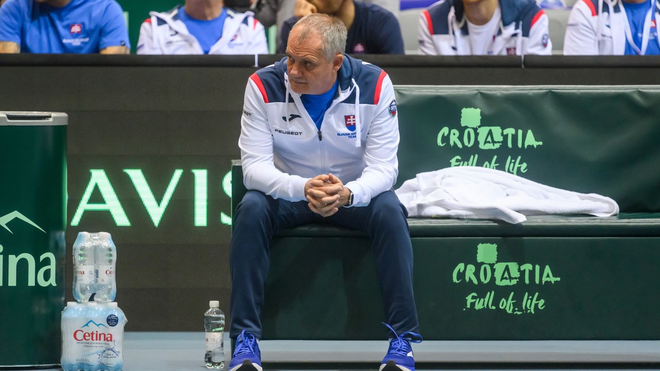 Kapitán slovenského tímu Tibor Tóth.
