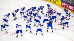 Slovenskí hokejsiti na MS v hokeji 2026.