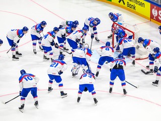Slovenskí hokejsiti na MS v hokeji 2026. 