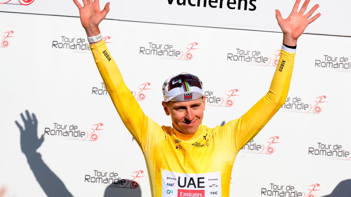 Tadej Pogačar sa stal víťazom 4. etapy Okolo Romandie 2026.