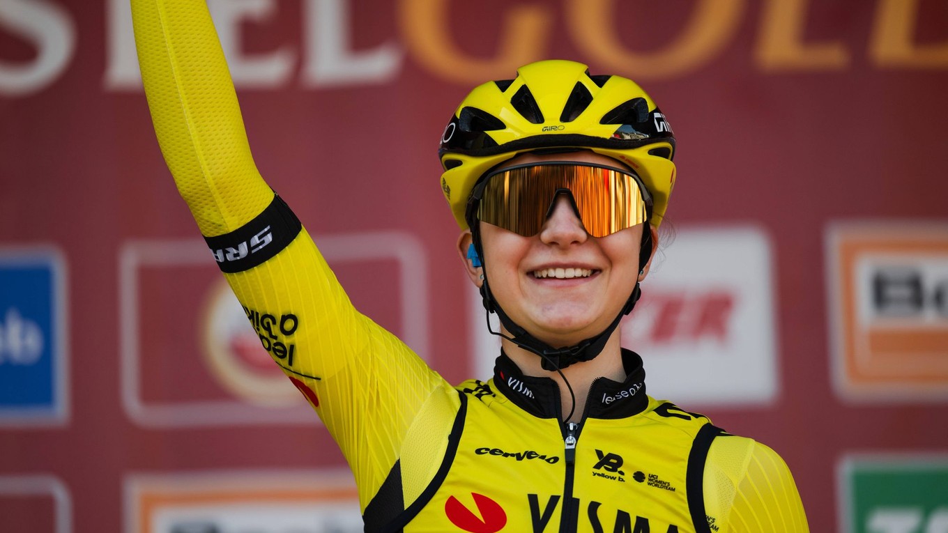 Slovenská cyklistka Viktória Chladoňová. 