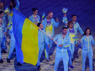 Ukrajinskí športovci na Európskych hrách.