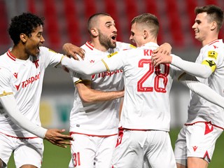 Futbalisti AS Trenčín.
