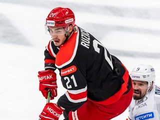 Adam Ružička v drese HC Spartak Moskva. 