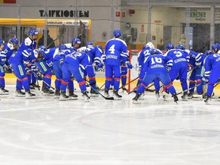 Slovenskí hokejisti do 17 rokov.