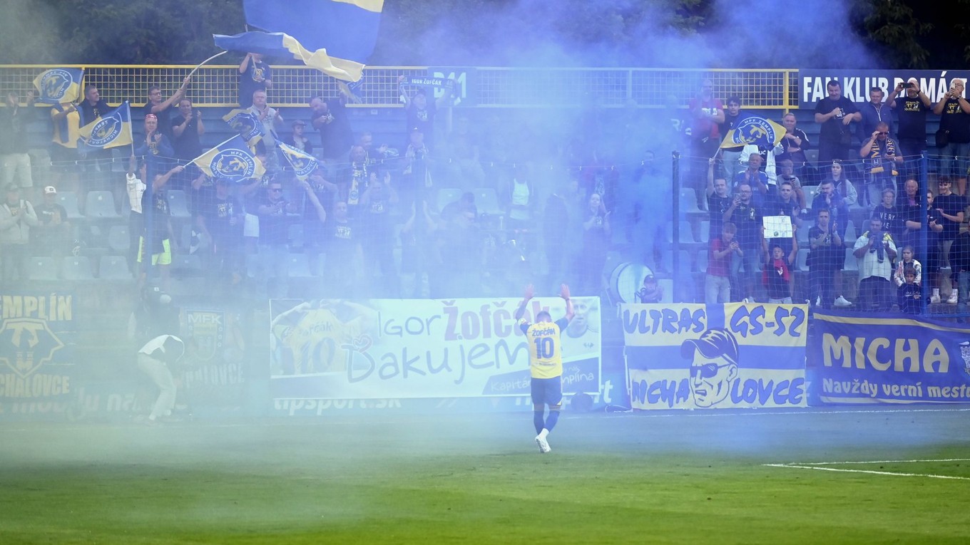 dlhoročný hráč a legenda MFK Zemplín Michalovce Igor Žofčák sa lúči s fanúšikmi