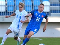 Nino Marcelli v prípravnom zápase hráčov do 21 rokov vo futbale medzi Slovenskom a Gréckom