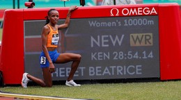 Beatrice Chebetová prekonala svetový rekord v behu na 10 000 metrov. 