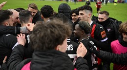 Radosť hráčov Trnavy.