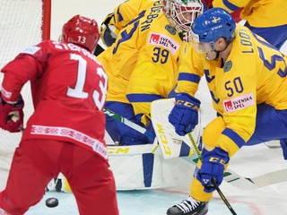 Pozrite si výsledok a priebeh zápasu Švédsko - Bielorusko na MS v hokeji 2021.