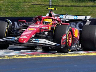 Lewis Hamilton na Ferrari.