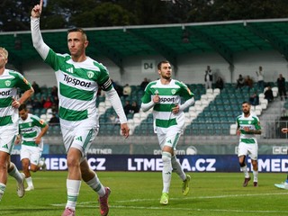 Skalica oslavuje gól.