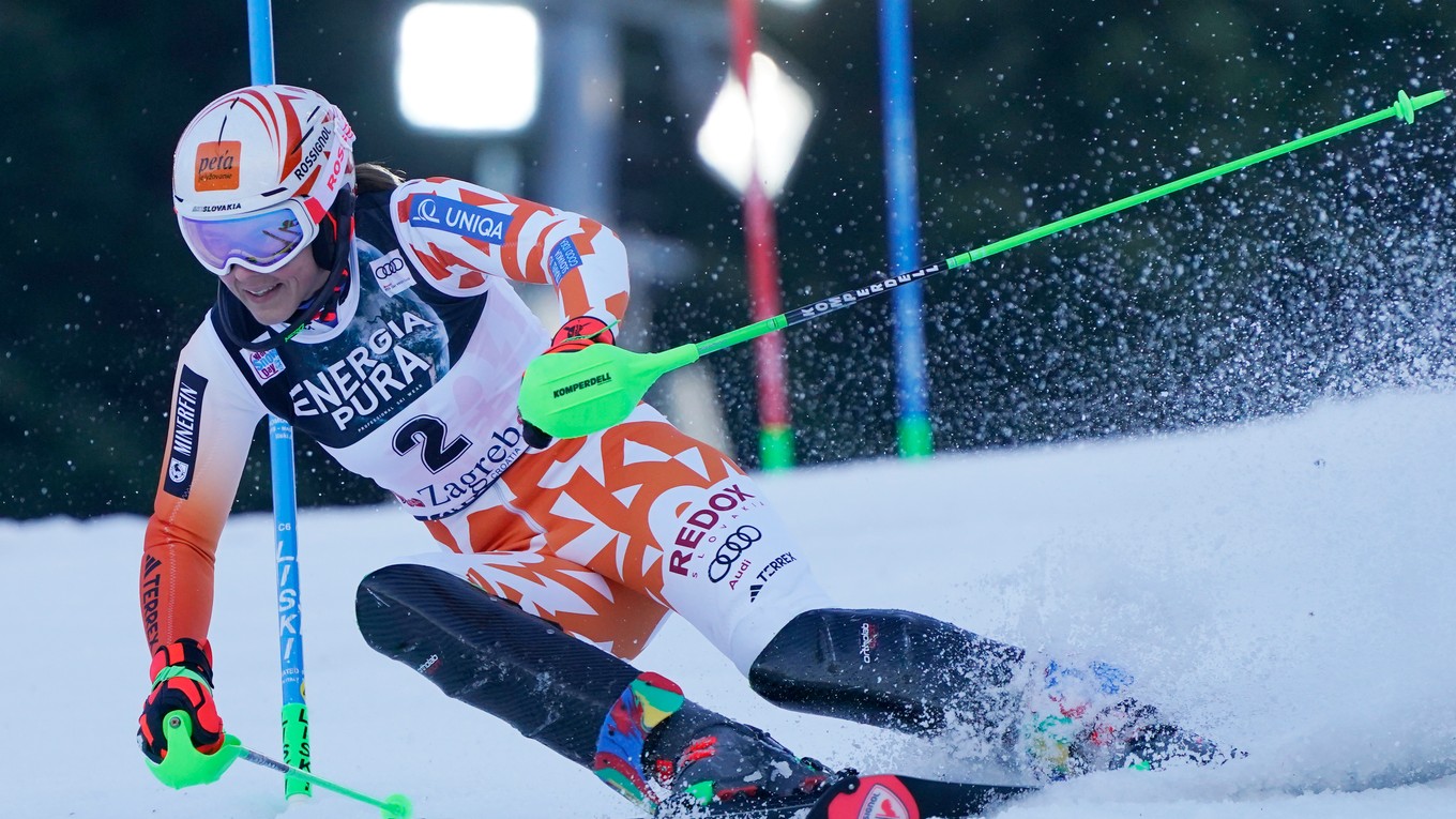 ONLINE: Petra Vlhová dnes ide slalom v Záhrebe 2023 (1. kolo, štvrtok).